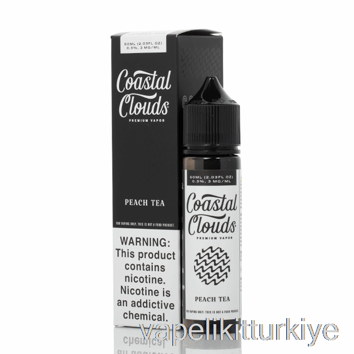 Vape Kalem Vape Mate şeftali çayı - Kıyı Bulutları Co. - 60ml 3mg